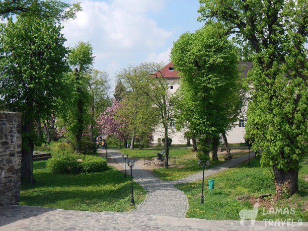 Внутренний двор ужгородского замка.