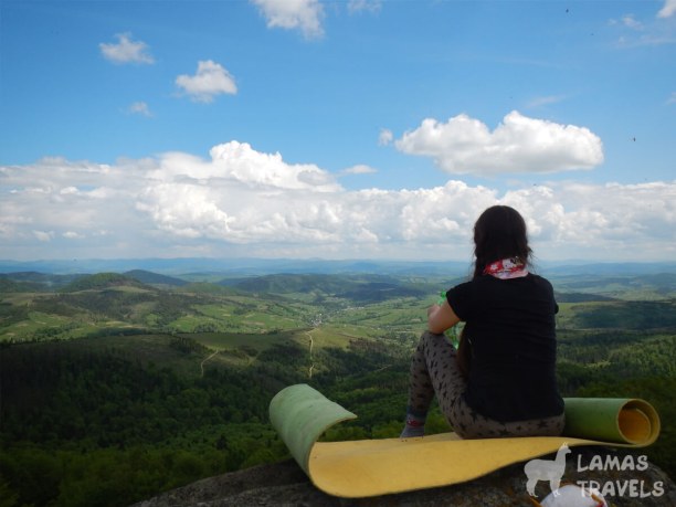 Панорама с хребта на ближайшие села.